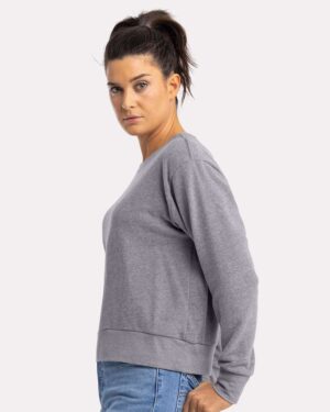Next Level Women's Laguna Sueded Crewneck Sweatshirt - Image 14