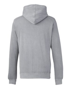 J. America Unisex Pigment-Dyed Fleece Hooded Sweatshirt - Image 4