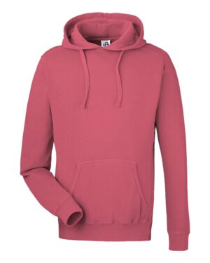 J. America Unisex Pigment-Dyed Fleece Hooded Sweatshirt - Image 7