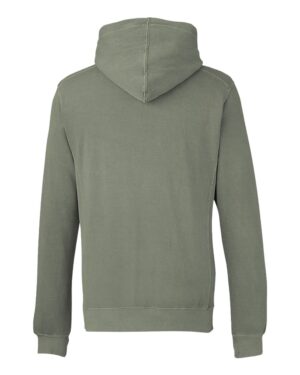 J. America Unisex Pigment-Dyed Fleece Hooded Sweatshirt - Image 18