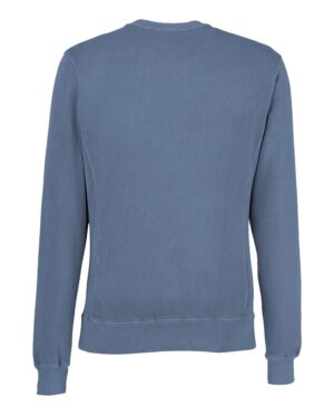 J. America Unisex Pigment-Dyed Fleece Crewneck Sweatshirt - Image 6