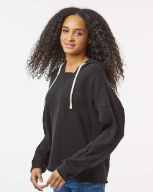 MV Sport Women's Angel Fleece Crop Hooded Sweatshirt - Image 5