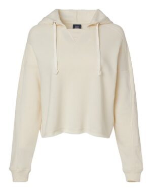 MV Sport Women's Angel Fleece Crop Hooded Sweatshirt - Image 7
