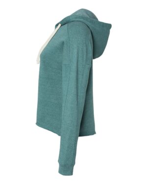 MV Sport Women's Angel Fleece Crop Hooded Sweatshirt - Image 15