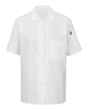 Chef Designs Women's Mimix™ Short Sleeve Cook Shirt with OilBlok - Image 3
