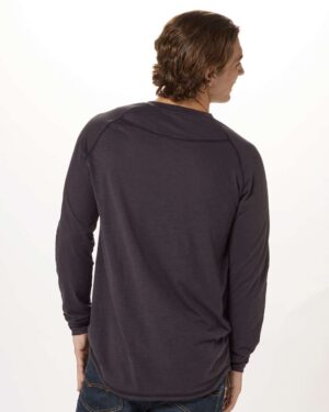 Boxercraft Unisex Henley Long Sleeve T-Shirt - Image 4