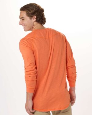 Boxercraft Unisex Henley Long Sleeve T-Shirt - Image 8