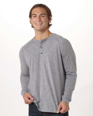 Boxercraft Unisex Henley Long Sleeve T-Shirt - Image 19