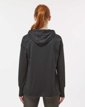 Holloway Women's Eco Revive™ Ventura Soft Knit Hooded Sweatshirt - Image 6