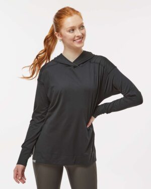 Holloway Women's Eco Revive™ Ventura Soft Knit Hooded Sweatshirt - Image 4