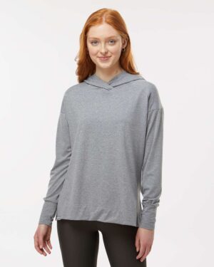 Holloway Women's Eco Revive™ Ventura Soft Knit Hooded Sweatshirt - Image 10