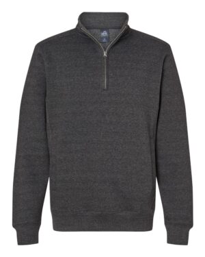 J. America Unisex Heavyweight Fleece Quarter-Zip Sweatshirt - Image 7
