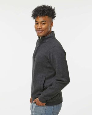 J. America Unisex Heavyweight Fleece Quarter-Zip Sweatshirt - Image 11
