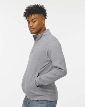 J. America Unisex Heavyweight Fleece Quarter-Zip Sweatshirt - Image 17