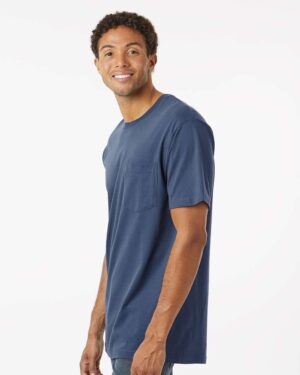 SoftShirts Unisex Classic Pocket T-Shirt - Image 34