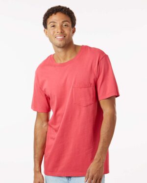 SoftShirts Unisex Classic Pocket T-Shirt - Image 10