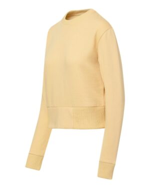 MV Sport Women's Romi Cloud Fleece Crop Crewneck Sweatshirt - Image 6