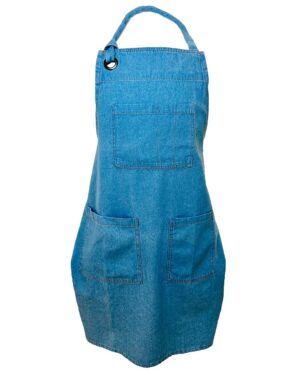 Liberty Bags 5-Pocket Recycled Cotton Denim Apron - Image 3