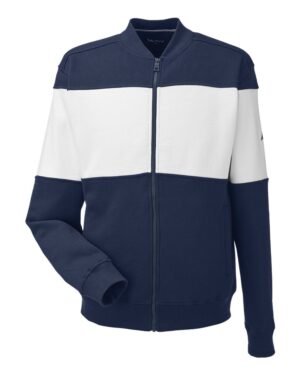 Nautica Unisex Anchor Fleece Colorblocked Bomber Jacket - Image 3