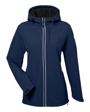 Nautica Women's Wavestorm Hooded Soft Shell Jacket - Image 5