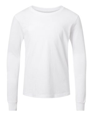 BELLA + CANVAS Youth Heather CVC Long Sleeve Tee - Image 40