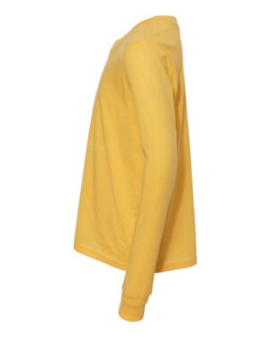 BELLA + CANVAS Youth Heather CVC Long Sleeve Tee - Image 30