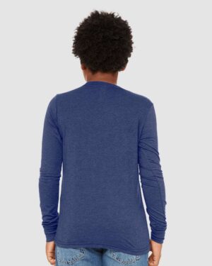 BELLA + CANVAS Youth Triblend Long Sleeve Tee - Image 18