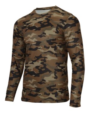 Paragon Men's Woodland Performance Long Sleeve T-Shirt - Image 5