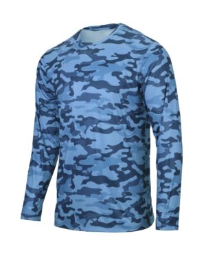 Paragon Men's Woodland Performance Long Sleeve T-Shirt - Image 8