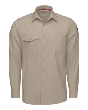 Red Kap Men's Cooling Long Sleeve Work Shirt - Image 13