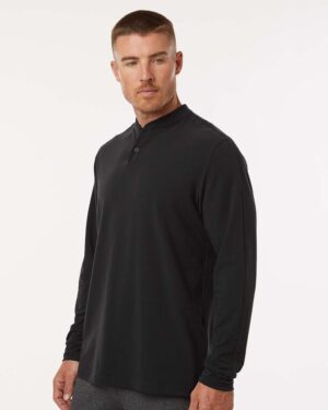 Adidas Men's Henley Long Sleeve T-Shirt - Image 5
