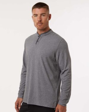Adidas Men's Henley Long Sleeve T-Shirt - Image 17