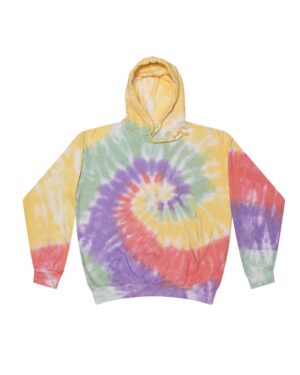 Colortone Youth Tie-Dyed Hooded Sweatshirt - Image 38