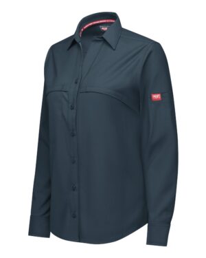 Red Kap Women's Cooling Long Sleeve Work Shirt - Image 3