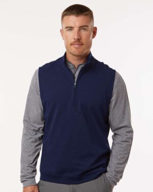 Adidas Men's Club Quarter-Zip Vest - Image 10