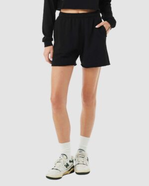 BELLA + CANVAS Women's Cutoff Fleece Shorts - Image 10