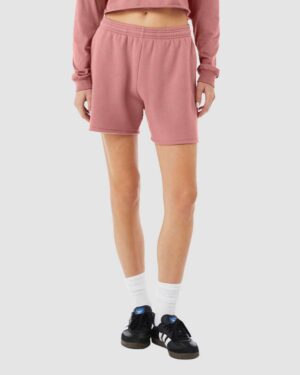 BELLA + CANVAS Women's Cutoff Fleece Shorts - Image 22