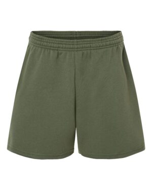 BELLA + CANVAS Women's Cutoff Fleece Shorts - Image 25
