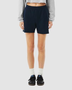 BELLA + CANVAS Women's Cutoff Fleece Shorts - Image 34