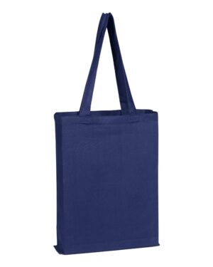 Q-Tees Canvas Gusset Promotional Tote - Image 3