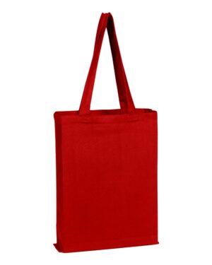 Q-Tees Canvas Gusset Promotional Tote - Image 4