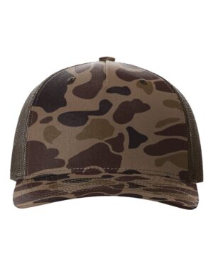 Richardson Printed Five-Panel Trucker Cap - Image 4