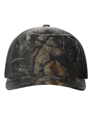 Richardson Printed Five-Panel Trucker Cap - Image 58