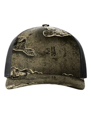 Richardson Printed Five-Panel Trucker Cap - Image 82