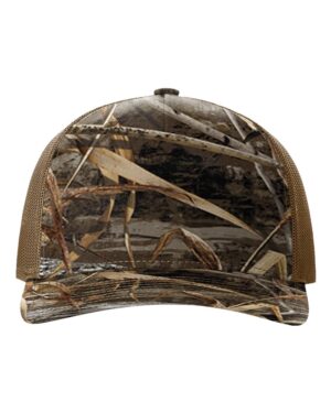 Richardson Printed Five-Panel Trucker Cap - Image 94