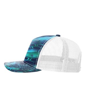 Richardson Printed Five-Panel Trucker Cap - Image 39