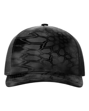 Richardson Printed Five-Panel Trucker Cap - Image 40