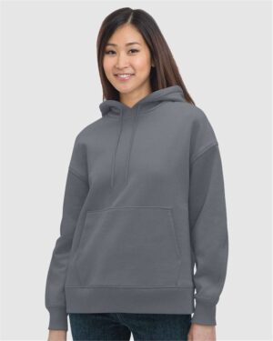 Bayside Women's USA-Made Hooded Sweatshirt - Image 3
