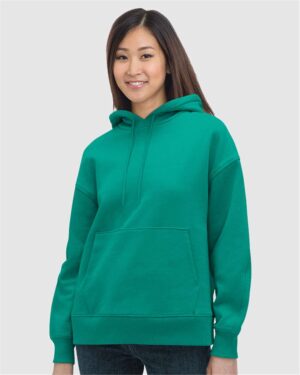 Bayside Women's USA-Made Hooded Sweatshirt - Image 5