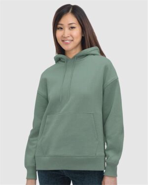 Bayside Women's USA-Made Hooded Sweatshirt - Image 9